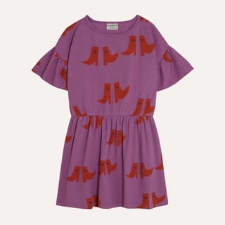 The Campamento Happy Boots Allover Kids Dress