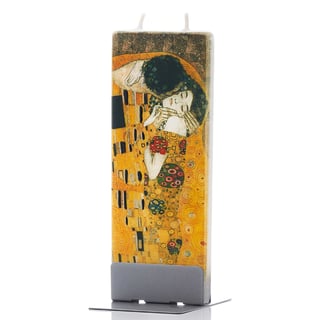 Flatyz Platte Kaars Gustav Klimt 'The Kiss'