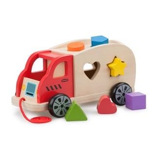 Houten Vrachtauto Vormentruck (NewClassicToys)