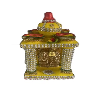 Hatri for Diwali Pooja in Yellow Color