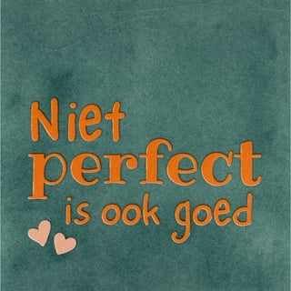 Yett Quote Tegel Niet Perfect 10x10