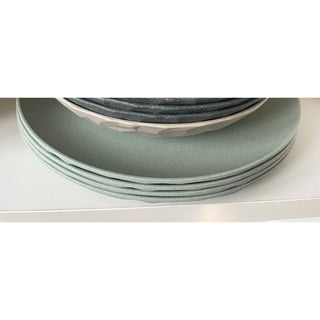 Duurzaam Servies - 4 Borden 26cm - Pastel groen