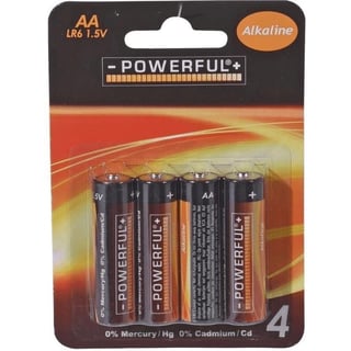 Batterijen Powerful Alkaline Aa