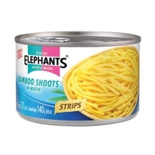 Twin Elephants Bamboescheuten (Reepjes) 227gr