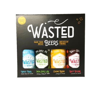 Wasted Beer Cadeauverpakking 4- Pack