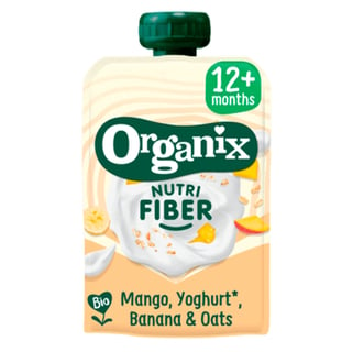 Organix Knijpfruit Banaan Yoghurt Bessen 12+m