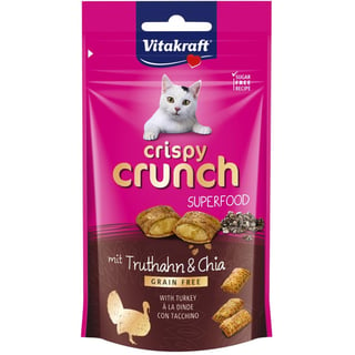 Vitakraft Crispy Crunch Kalkoen & Chia 60 Gr