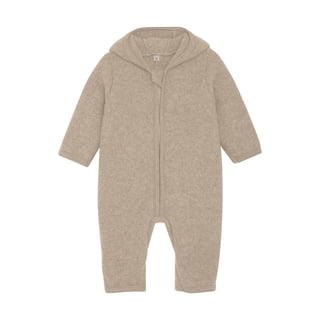 Huttelihut Pram Suit Wool Fleece Camel Melange