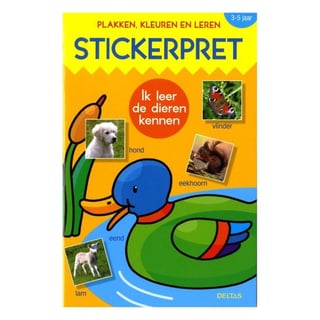 Stickerpret - Ik Leer De Dieren Kennen (3-5 j.)