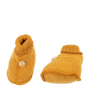 Wollen Fleece Sloffen - Ochre (Joha)