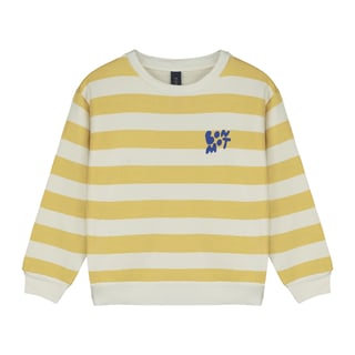 Bonmot Sweatshirt Wide Stripes Ivory