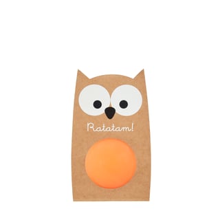 Bouncy Owl Balls - Orange