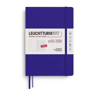 Leuchtturm 18 months diary hardcover large 2025-2026