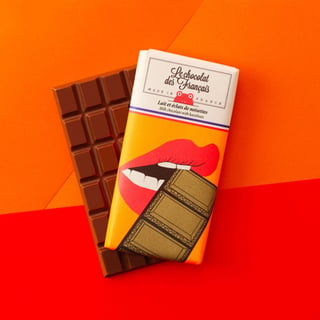 Le Chocolat Des Francais, La Bouche Melk Chocolade Met Hazelnoten