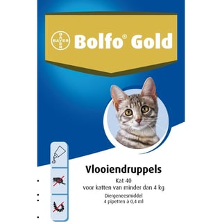 Bolfo Gold Kat 40 - 4 Pipet