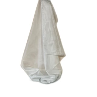 Zijden Hemeltje - Diverse Kleuren - Handgemaakt - Maat: 1.50 Hoog X 1.80 Breed - Kleur: Wit-Wit
