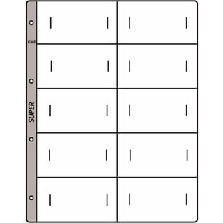 Bladen GM 8 Super Voor Coincards - 5 Stuks