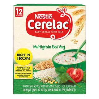 Nestle Cerelac Multigrain Dal Veg 300Gr (12 Months)