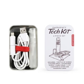 Mini Emergency Tech Kit - Grey, White