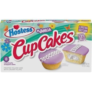 Hostess Cupcakes Vanilla Frosted 8 Pack
