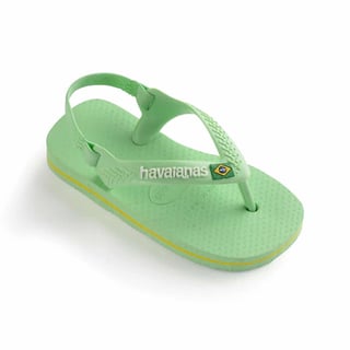 Havaianas Baby Brasil Logo Hydro Green