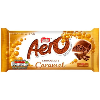 Nestle Aero Chocolate Caramel Milk Bar 90g
