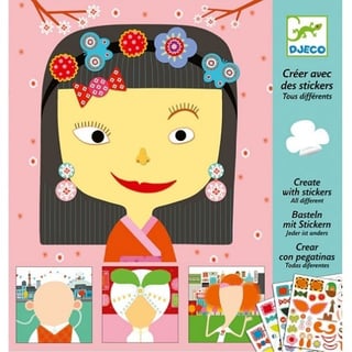 Djeco Create With Stickers All Different 3-6 Jaar