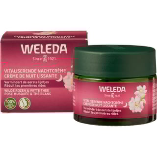 Vitaliserende Nachtcrème Rozen & Witte Thee 30+