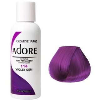 Adore Semi Permanent Hair Color 114 - Violet Gem 118ML