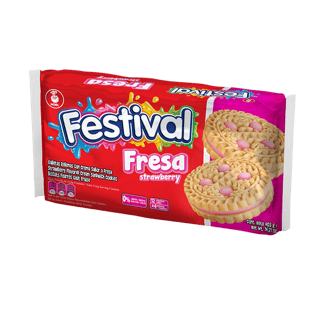 Festival Aardbei koekjes 403gr