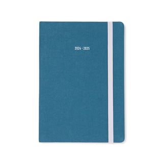 College Planner 2024-2025 Raw A5 - Teal Green