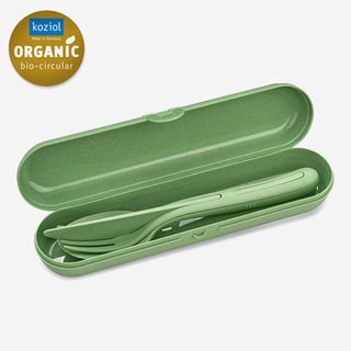 Bestek set to go - met logo mogelijk - Groen