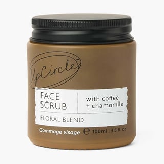 UpCircle Coffee Face Scrub for Sensitive Skin Floral Blend