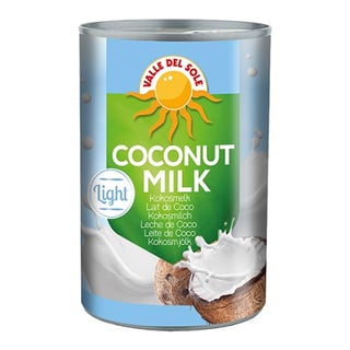 VALLE DEL SOLE COCONUT MILK LIGHT 6% 400 G