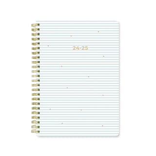 College Planner 2024-2025 Stripes A5 - Green stripes