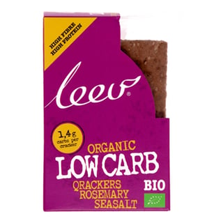 Leev Bio Low-Carb Crackers Rosemary-Seasalt