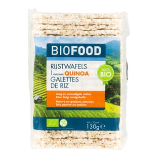 Damhert Biofood Rijstwafels Quinoa Bio