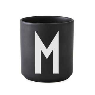 Design Letters Porseleinen Lettermok ZWART (Alleen Nog: H, O, Y)