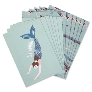 AVA&YVES Invitation Cards "Mermaid"