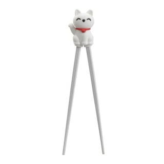 Kinder Chopsticks Lucky Cat Wit 22cm