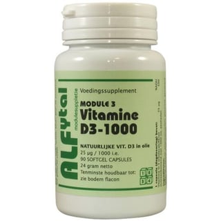 Alfytal Vitamine D3 1000IU Capsules 90CP