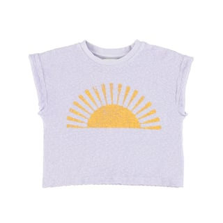Piupiuchick T-Shirt Lavender Burning Sand Print