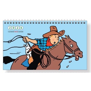 Kuifje Bureau Kalender 2026 Tafelmodel