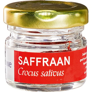 Saffraan in Glas