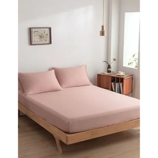 Hoeslaken (topdekmatras) - Cuddle Pink / 140 x 200