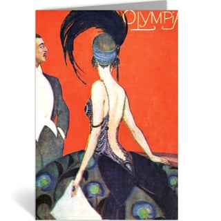 Wenskaart - Jazz Age Paris 1920s - Olympia