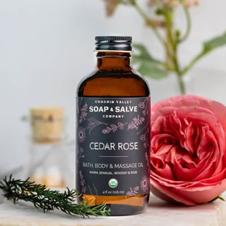 Chagrin Valley Bath, Body & Massage Oil Cedar Rose