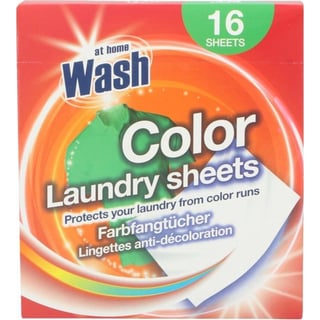 At Home Wash Color Laundry Sheets