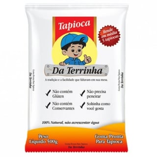 Tapioca Crepe Flour 500GR (Goma De Tapioca (Hidratada) Da Terrinha)