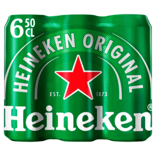 Heineken Premium Pilsener Bier Blik 6x50cl